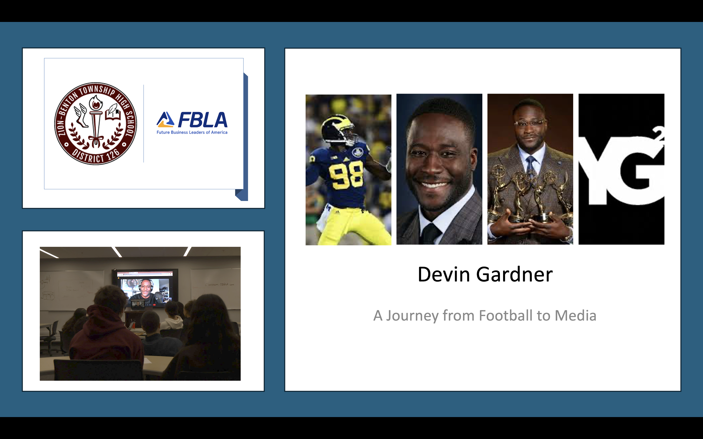 Zion-Benton FBLA Chapter Receives Special Guest